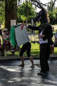 L'âne et le caddy